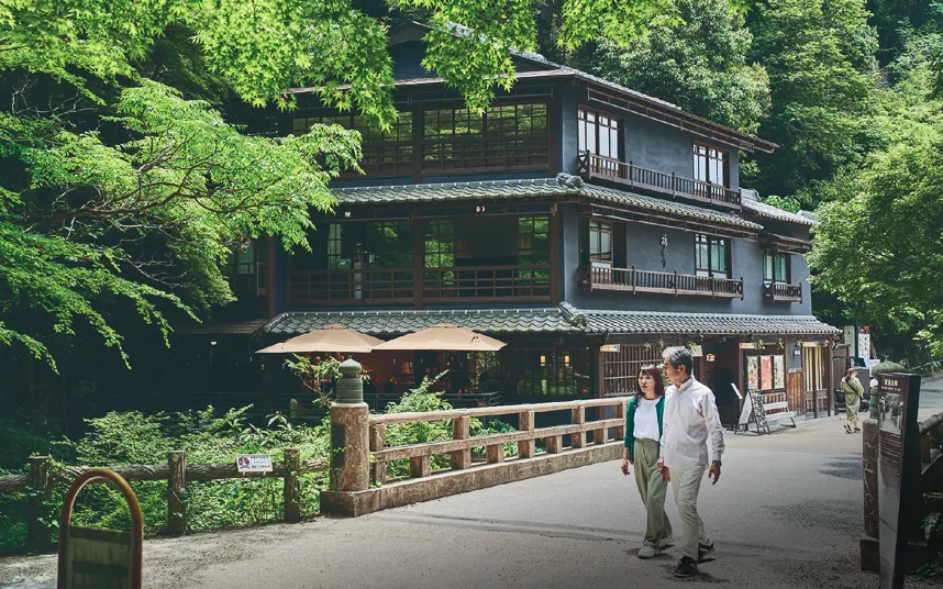 箕面大滝滝道